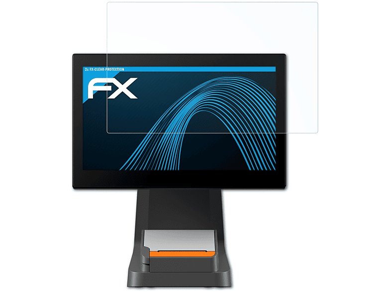 ATFOLIX 2x FX-Clear Displayschutz(für Sunmi D2s Plus)