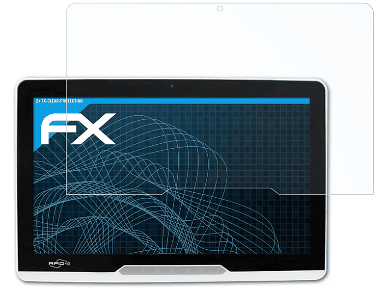 ATFOLIX 2x FX-Clear Displayschutz(für Onyx ACCEL-JS241 (24 Healthcare Inch))