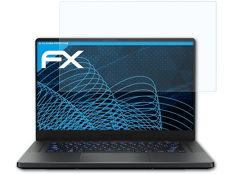 ATFOLIX 2x FX-Clear Displayschutz(für Asus ROG Zephyrus G15 (2022))