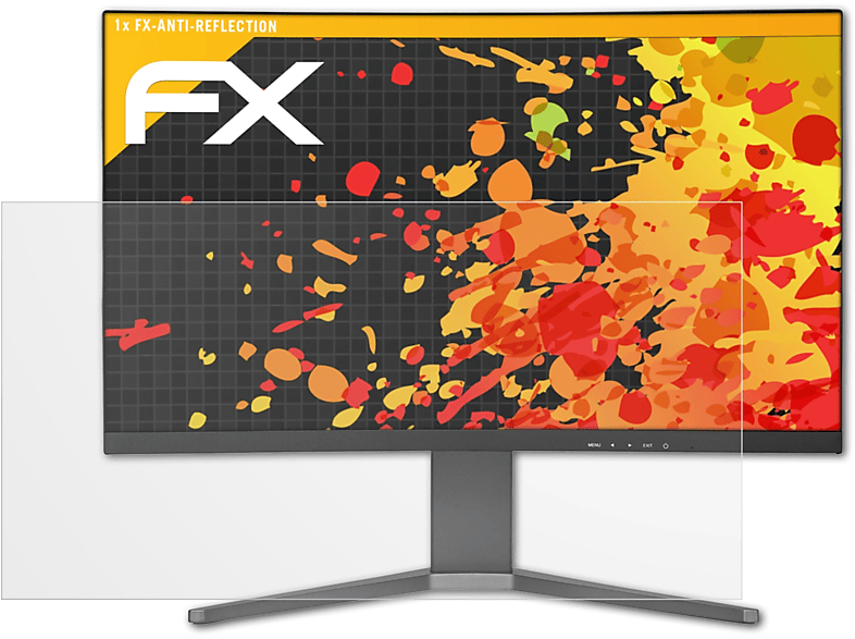 ATFOLIX FX-Antireflex Displayschutz(für Medion ERAZER Spectator X10 (MD21506))