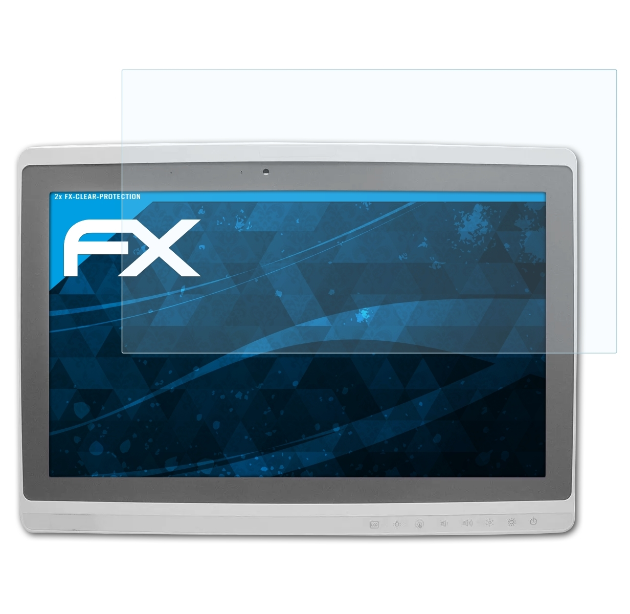 ATFOLIX 2x FX-Clear Displayschutz(für Onyx Healthcare Inch)) (24 MATE-2405