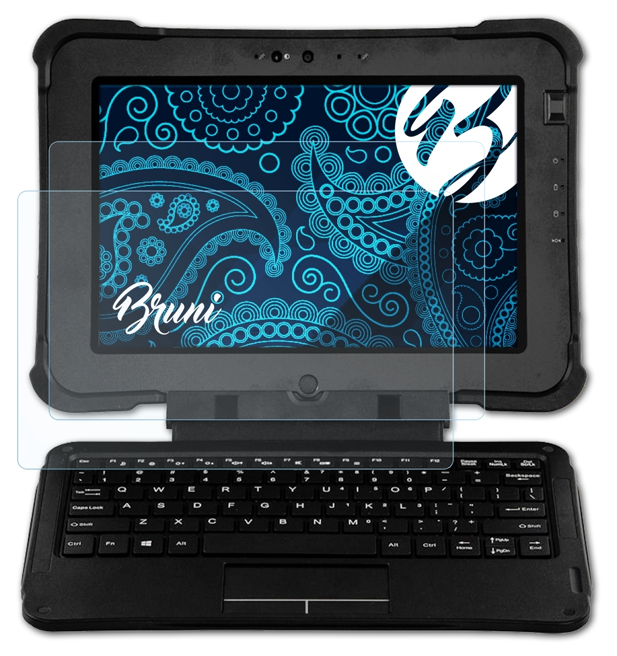 BRUNI 2x Basics-Clear XBook L10 Zebra (Windows)) Schutzfolie(für