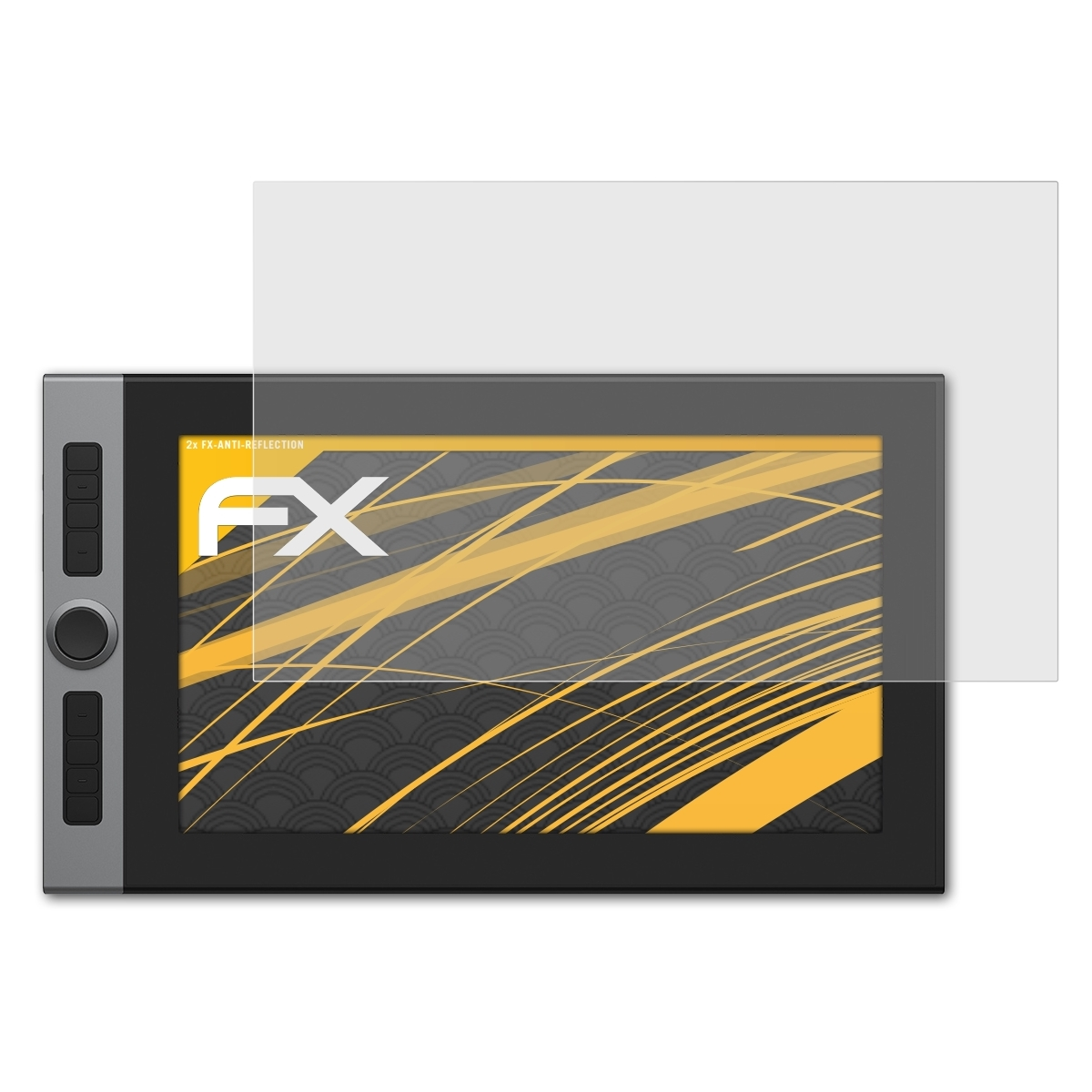 2x XP-PEN 16) Pro ATFOLIX FX-Antireflex Artist Displayschutz(für