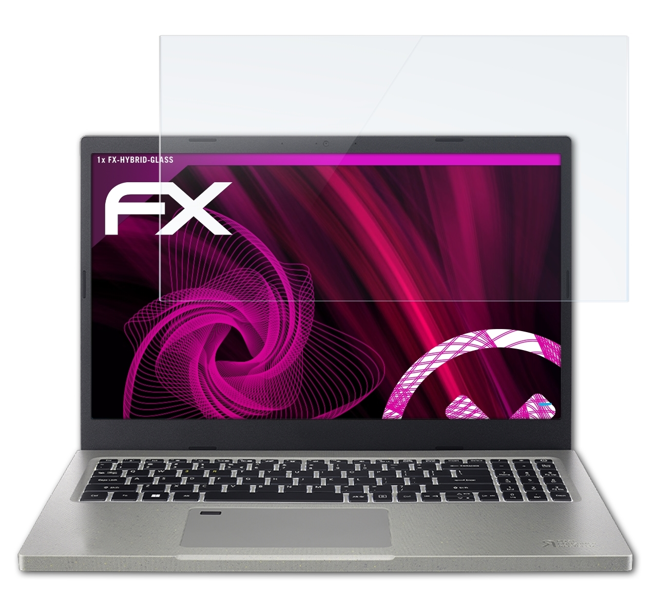 ATFOLIX FX-Hybrid-Glass Acer AV15-51 (15.6 Schutzglas(für Vero Aspire Inch))