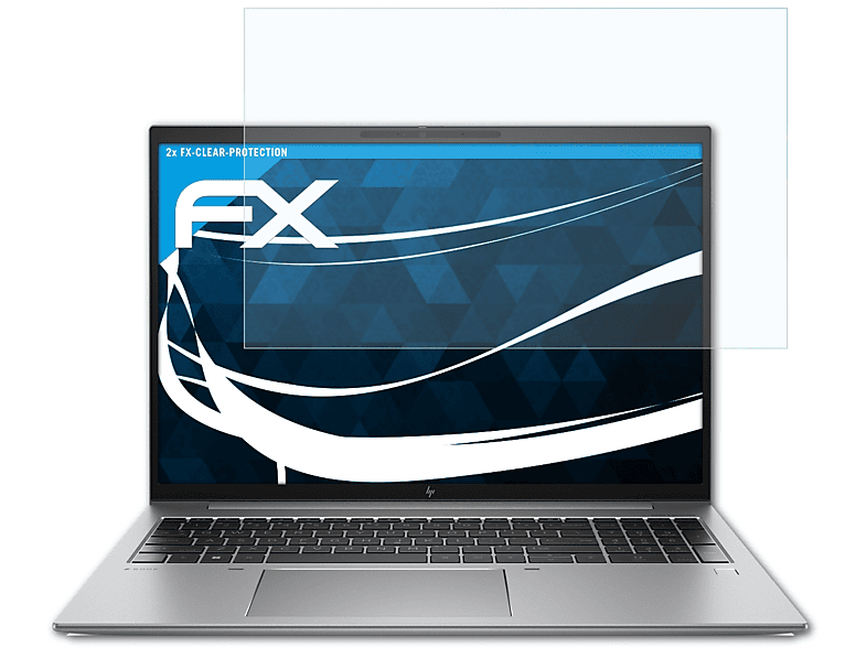 ATFOLIX 2x FX-Clear Displayschutz(für HP ZBook Firefly 16 G9)
