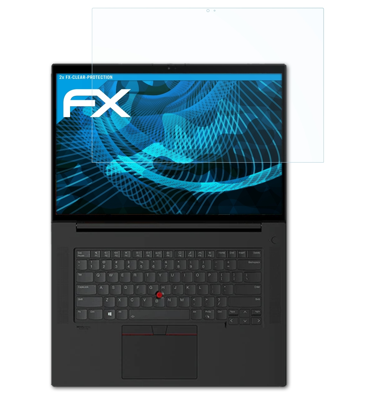 Displayschutz(für 4)) ThinkPad P1 ATFOLIX 2x FX-Clear (Gen Lenovo