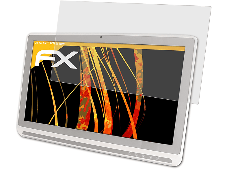 ATFOLIX 2x FX-Antireflex Displayschutz(für Onyx Healthcare Venus-243 (24 Inch))