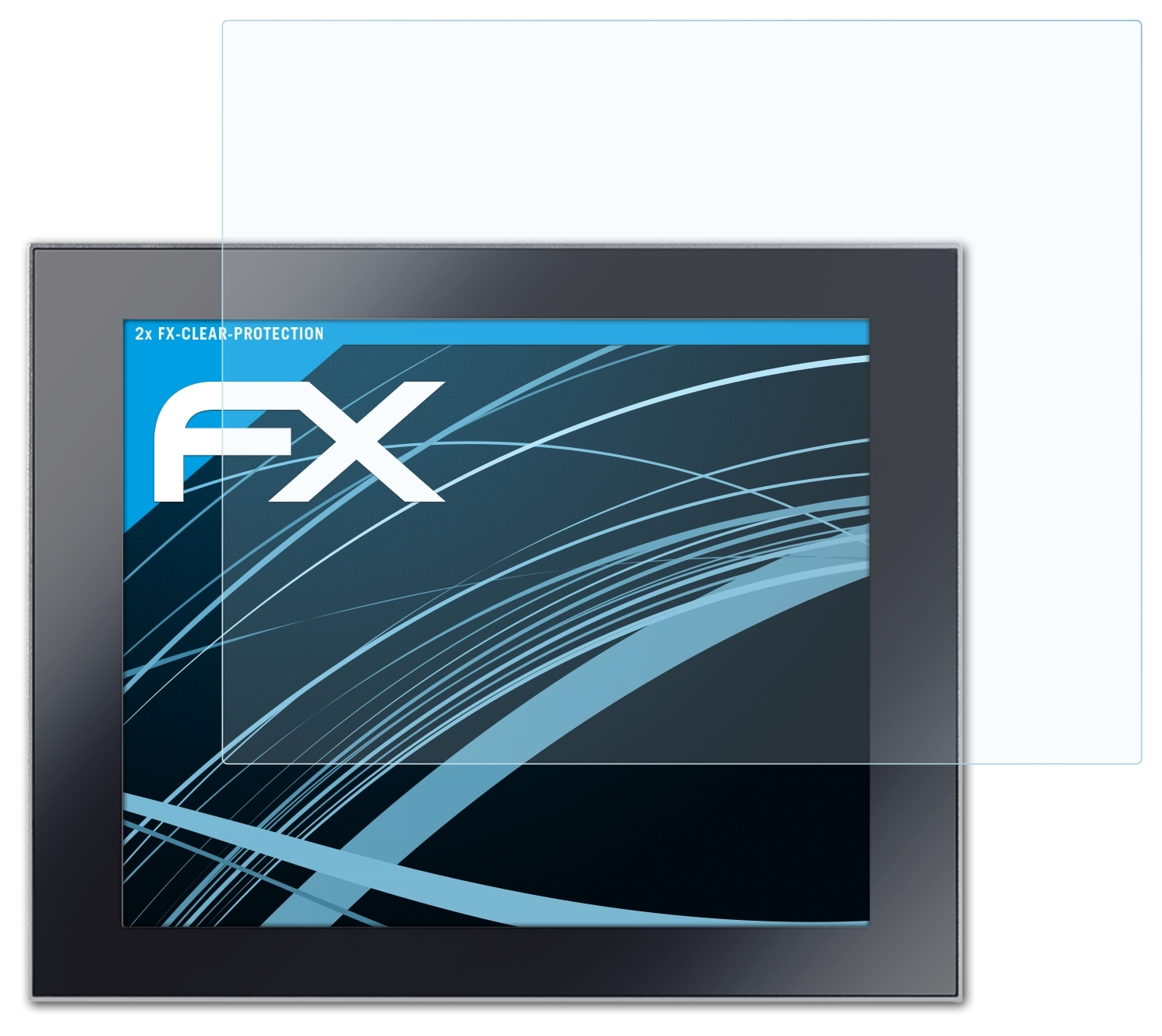 ATFOLIX 2x FX-Clear Displayschutz(für Nodka (17 Inch)) TPC6000-D173