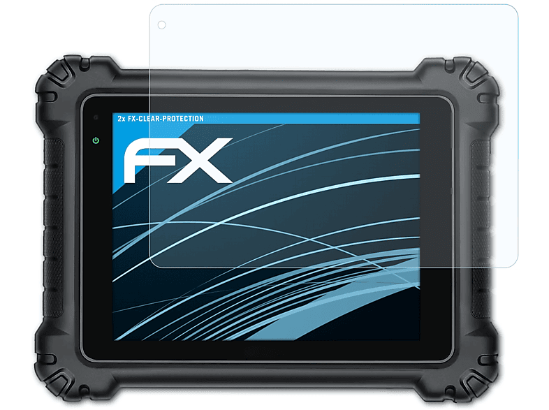 2x MaxiSYS MS919) Displayschutz(für Autel FX-Clear ATFOLIX