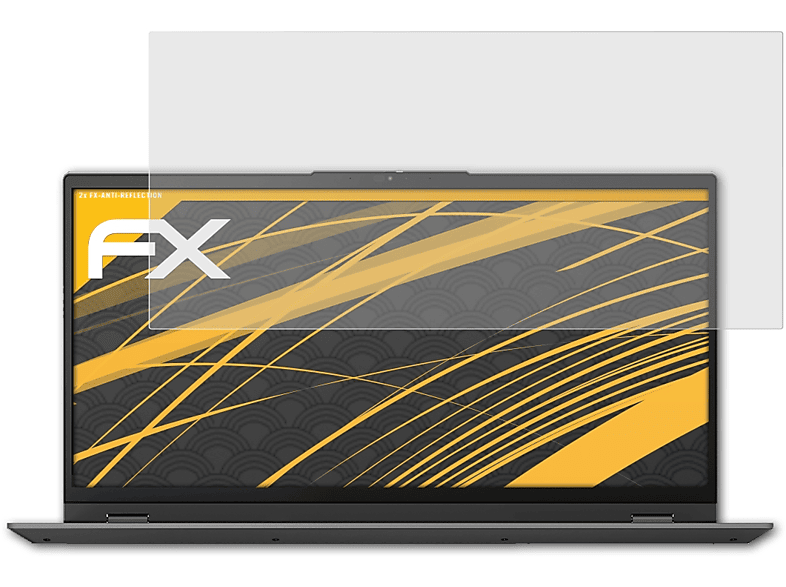 ATFOLIX 2x FX-Antireflex Displayschutz(für Lenovo ThinkBook 3)) Plus (Gen