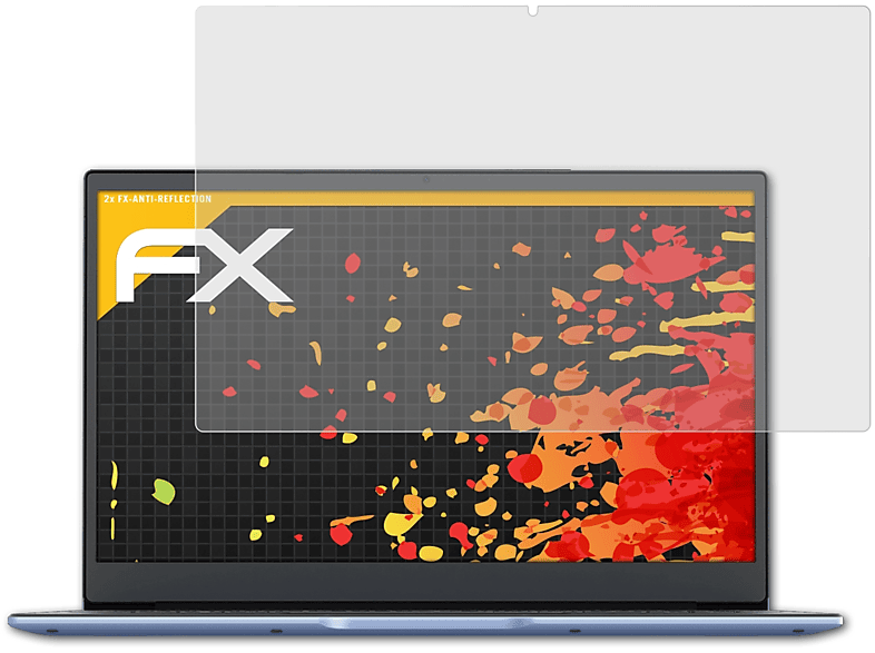 ATFOLIX 2x FX-Antireflex Displayschutz(für TCL Book 14 Go)