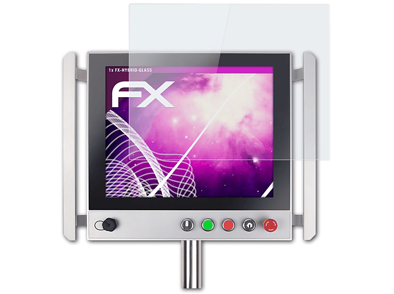 ATFOLIX FX-Hybrid-Glass Schutzglas(für Nodka IDP5919 (19 Inch))