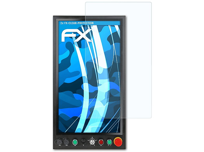ATFOLIX 2x FX-Clear Displayschutz(für Nodka LC270T (27 Inch))