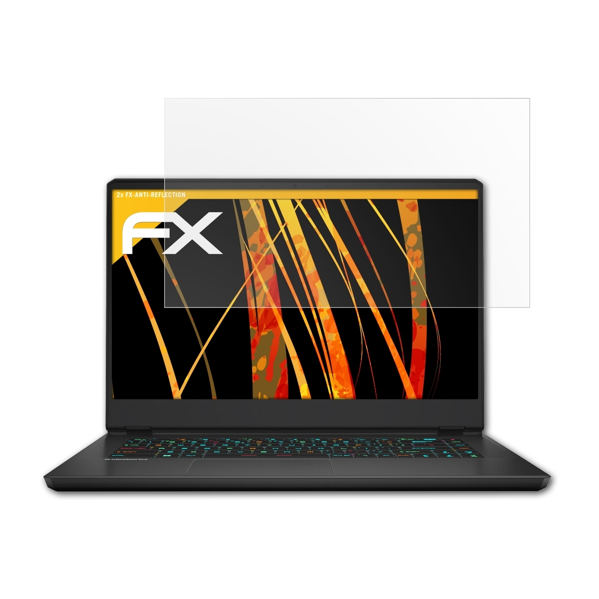 FX-Antireflex 2x Vector ATFOLIX GP66) Displayschutz(für MSI