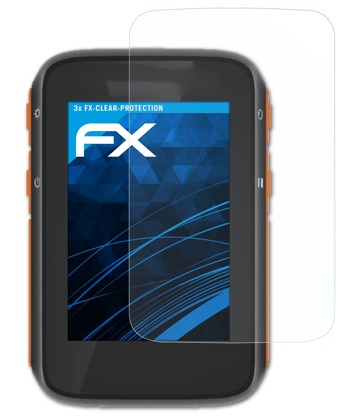 3x ATFOLIX FX-Clear smartLAB Bike1) Displayschutz(für