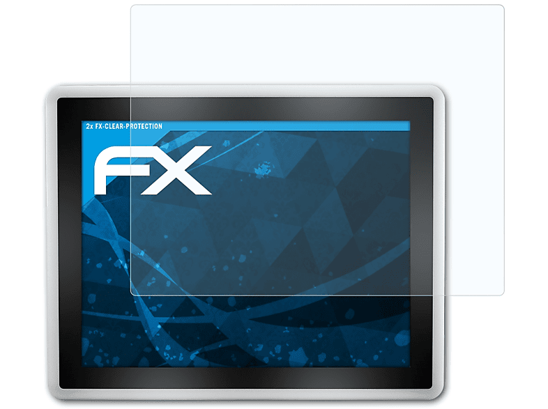 ATFOLIX 2x FX-Clear Displayschutz(für Nodka iTPC-H1502 (15 Inch))