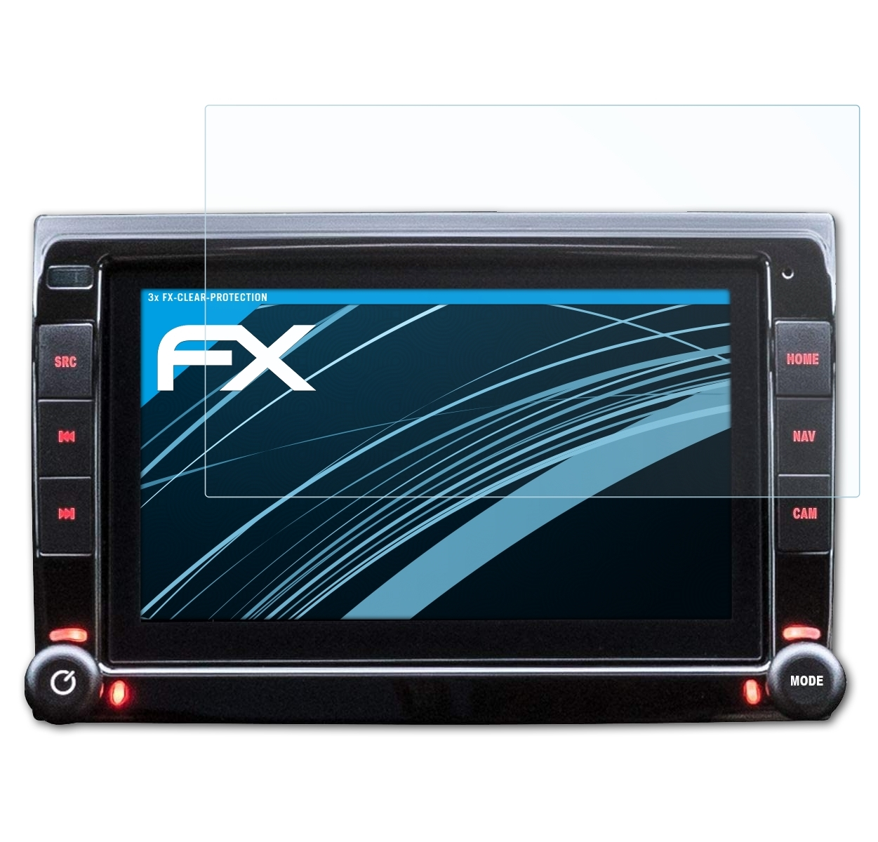 3x FX-Clear Displayschutz(für AVIC-EVO1-DT2-C-GR) Pioneer ATFOLIX