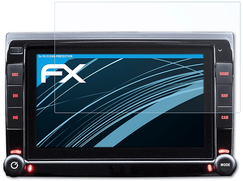 FX-Clear 3x ATFOLIX Displayschutz(für Pioneer AVIC-EVO1-DT2-C-GR)