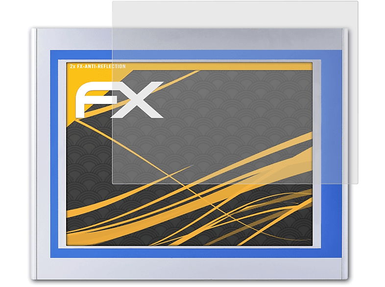 ATFOLIX 2x FX-Antireflex Displayschutz(für Nodka (15 TPC6000-A152 Inch))