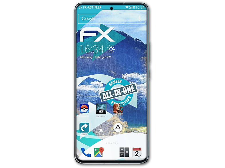 ATFOLIX 13 Pro) FX-ActiFleX Xiaomi 3x Displayschutz(für