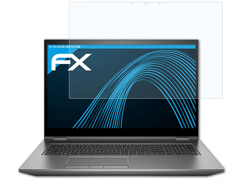 G7) 17 2x FX-Clear Displayschutz(für ATFOLIX ZBook Fury HP