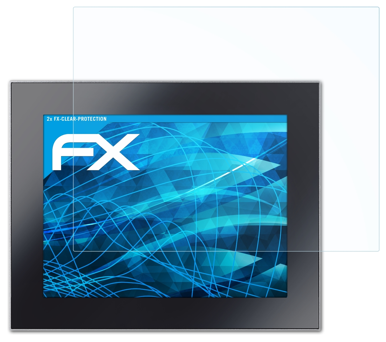 ATFOLIX 2x FX-Clear Nodka Inch)) (15 Displayschutz(für TPC6000-D153