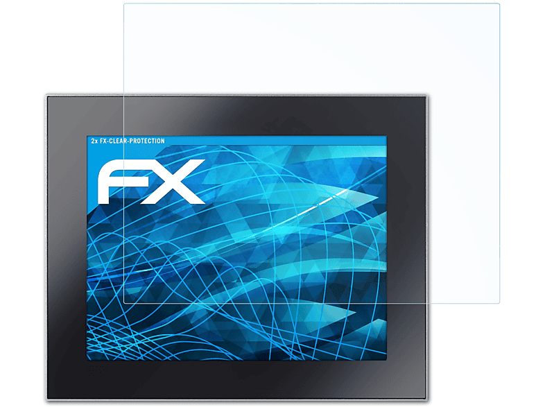 ATFOLIX 2x FX-Clear Displayschutz(für Nodka TPC6000-D153 (15 Inch))