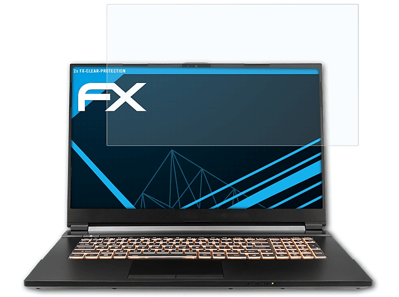 ATFOLIX 2x FX-Clear Displayschutz(für Gigabyte G7)
