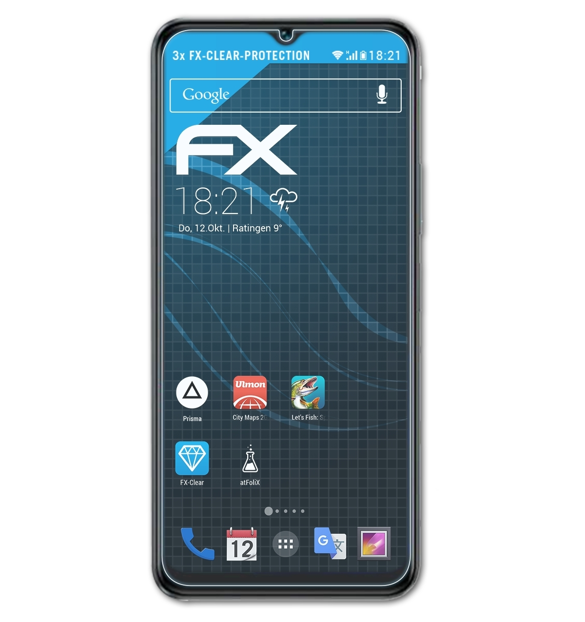 5G) FX-Clear Displayschutz(für ATFOLIX Y35 Vivo 3x