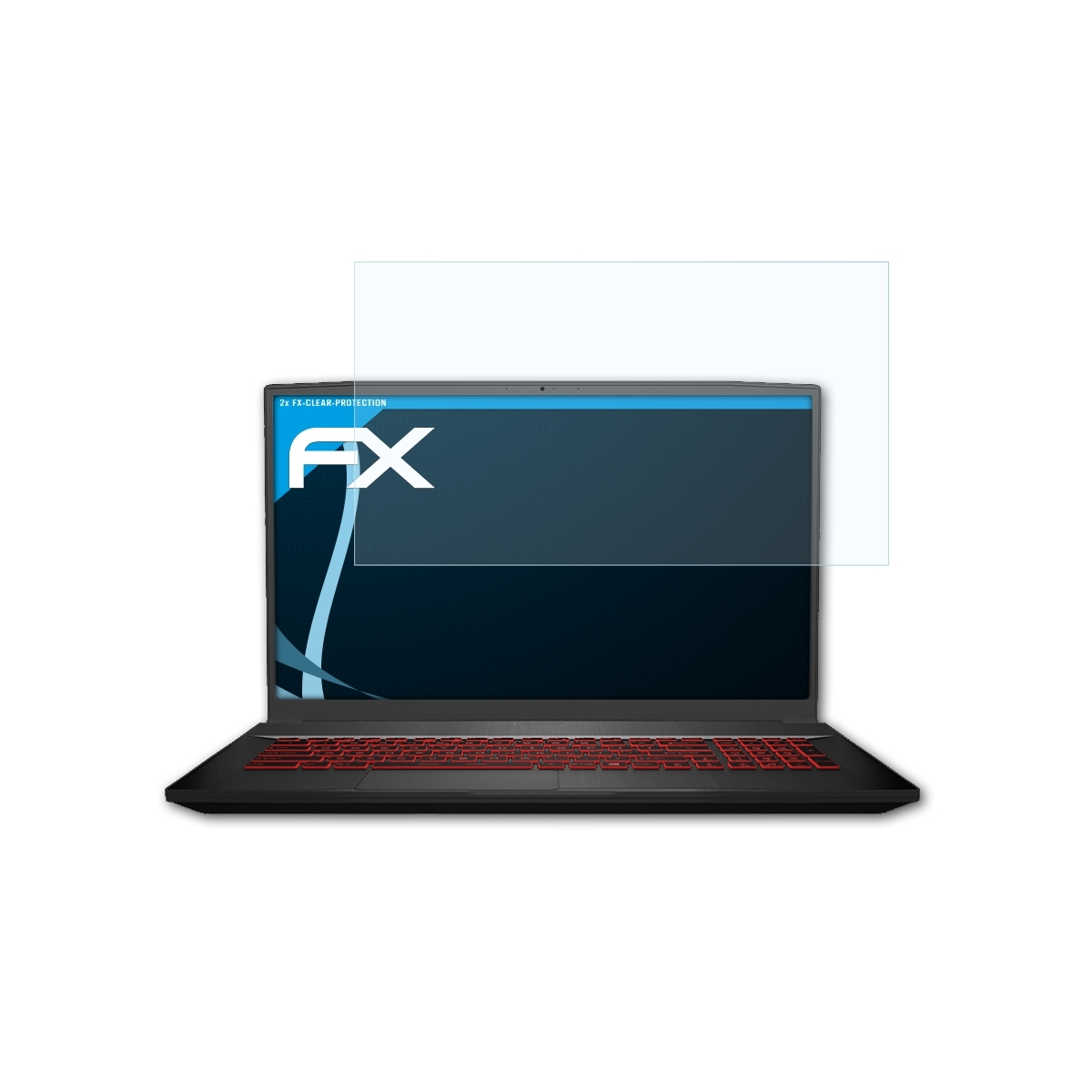 2x Thin) ATFOLIX MSI FX-Clear GF75 Displayschutz(für