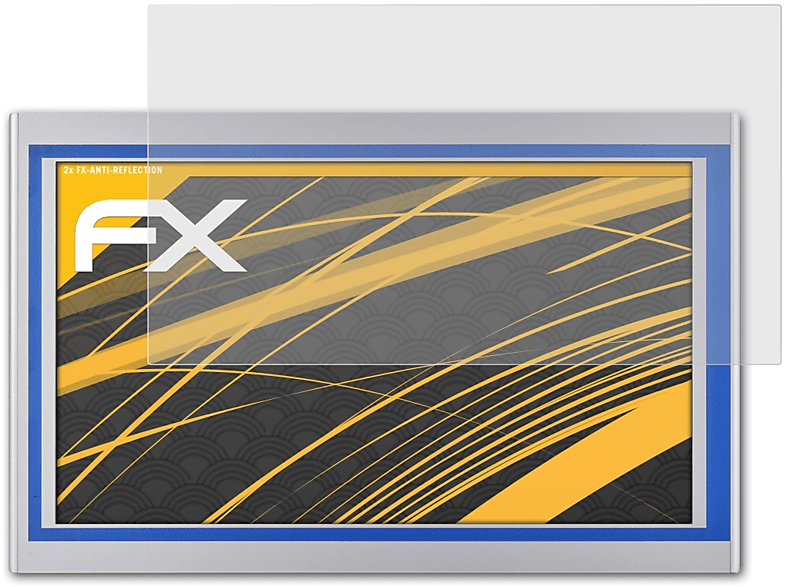 ATFOLIX (21.5 Nodka 2x TPC6000-A2153 FX-Antireflex Displayschutz(für Inch))