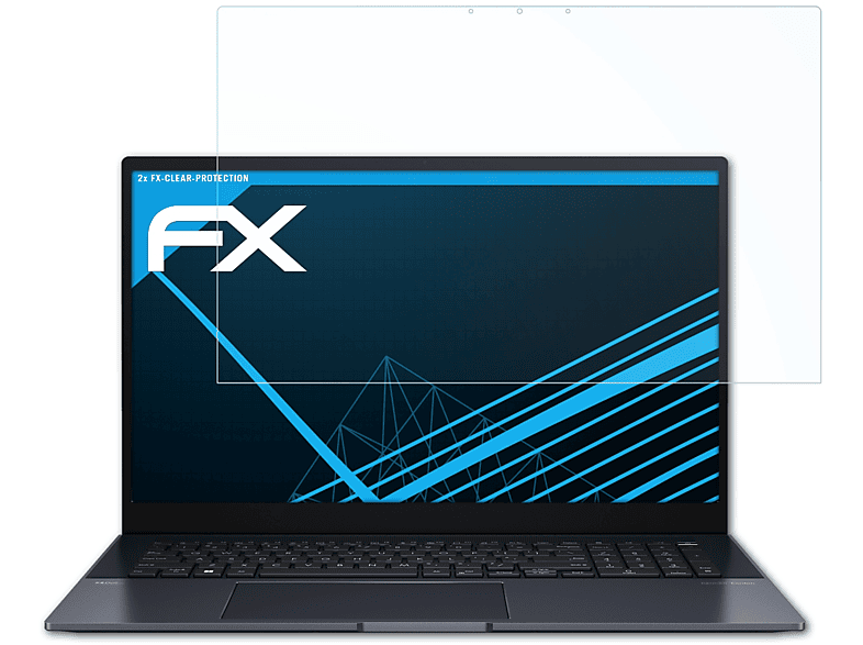 ATFOLIX 2x FX-Clear Displayschutz(für Asus Zenbook Pro 17)