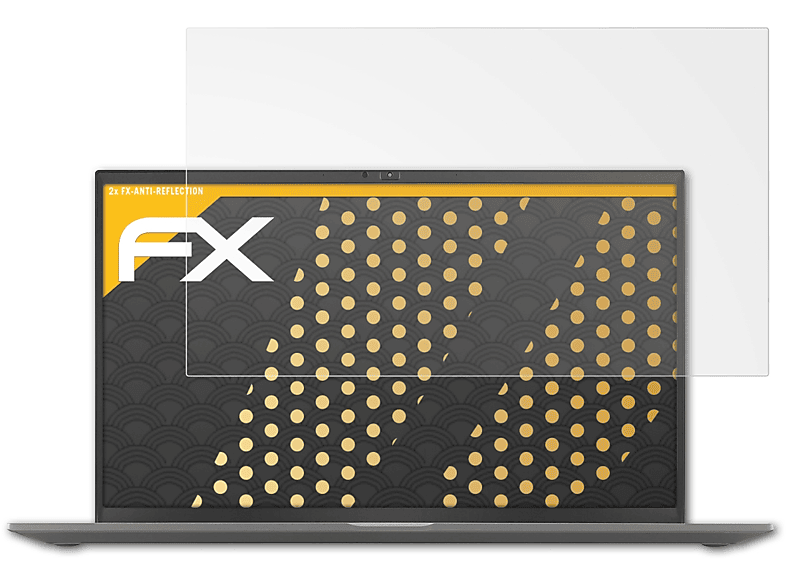 ATFOLIX 2x FX-Antireflex Displayschutz(für LG Gram 15 (15Z90QAA59G))