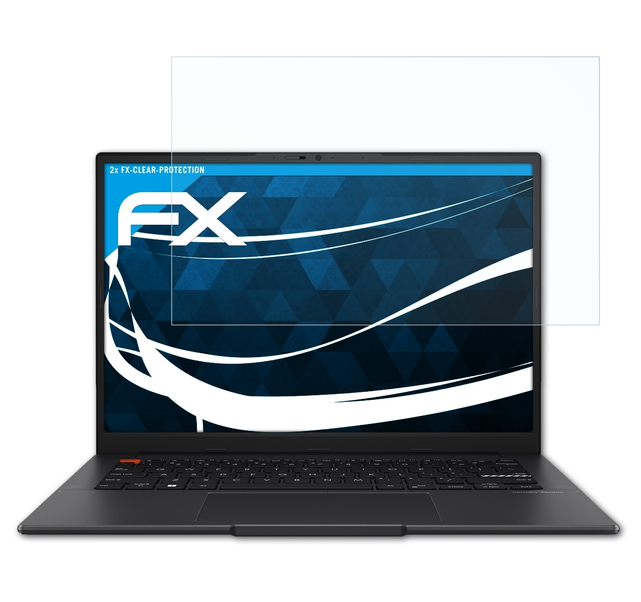 ATFOLIX 2x FX-Clear Displayschutz(für Asus S15 Vivobook (M3502)) OLED