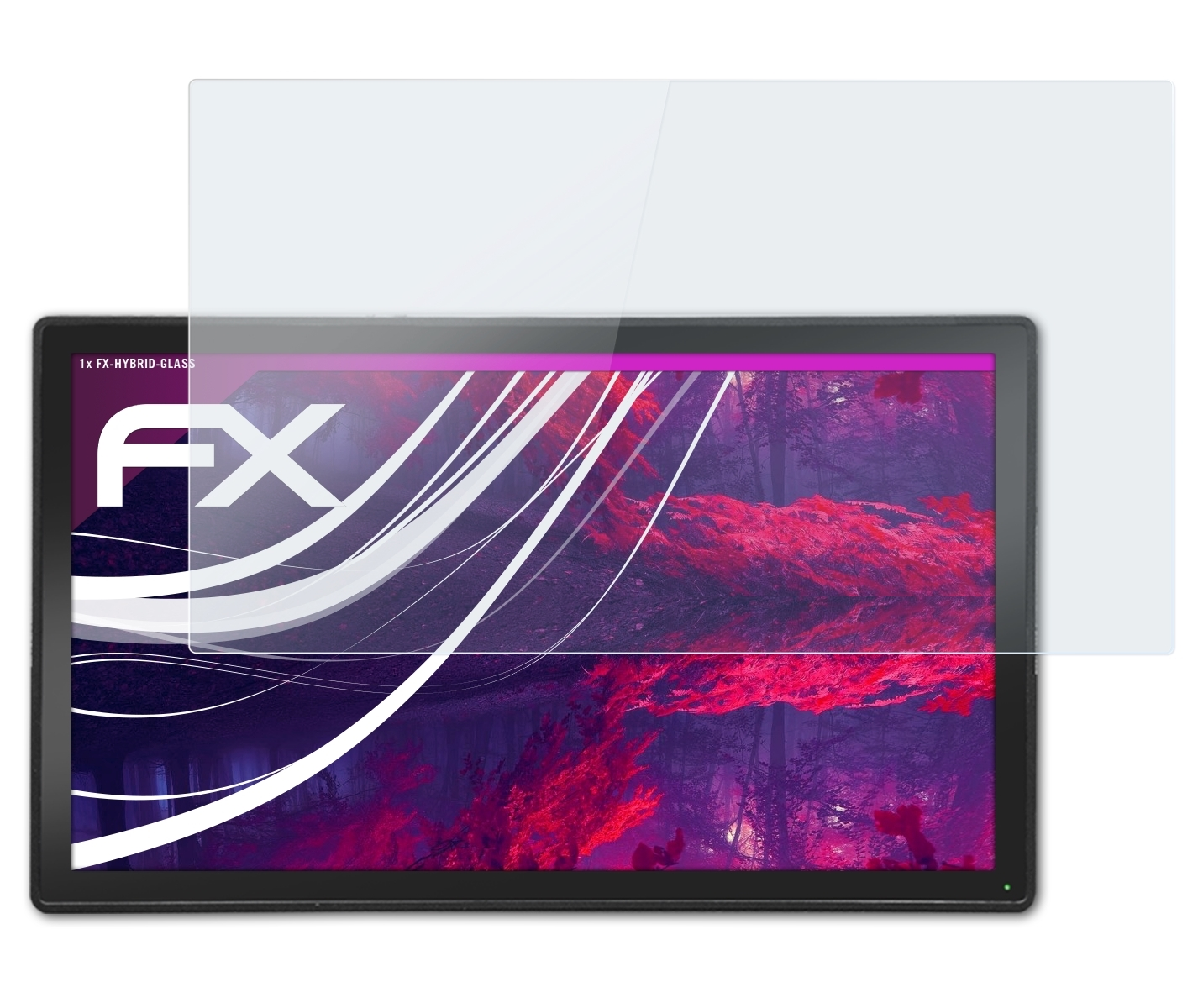 ATFOLIX FX-Hybrid-Glass Schutzglas(für (24 FT24TMCAPOB Inch)) Faytech
