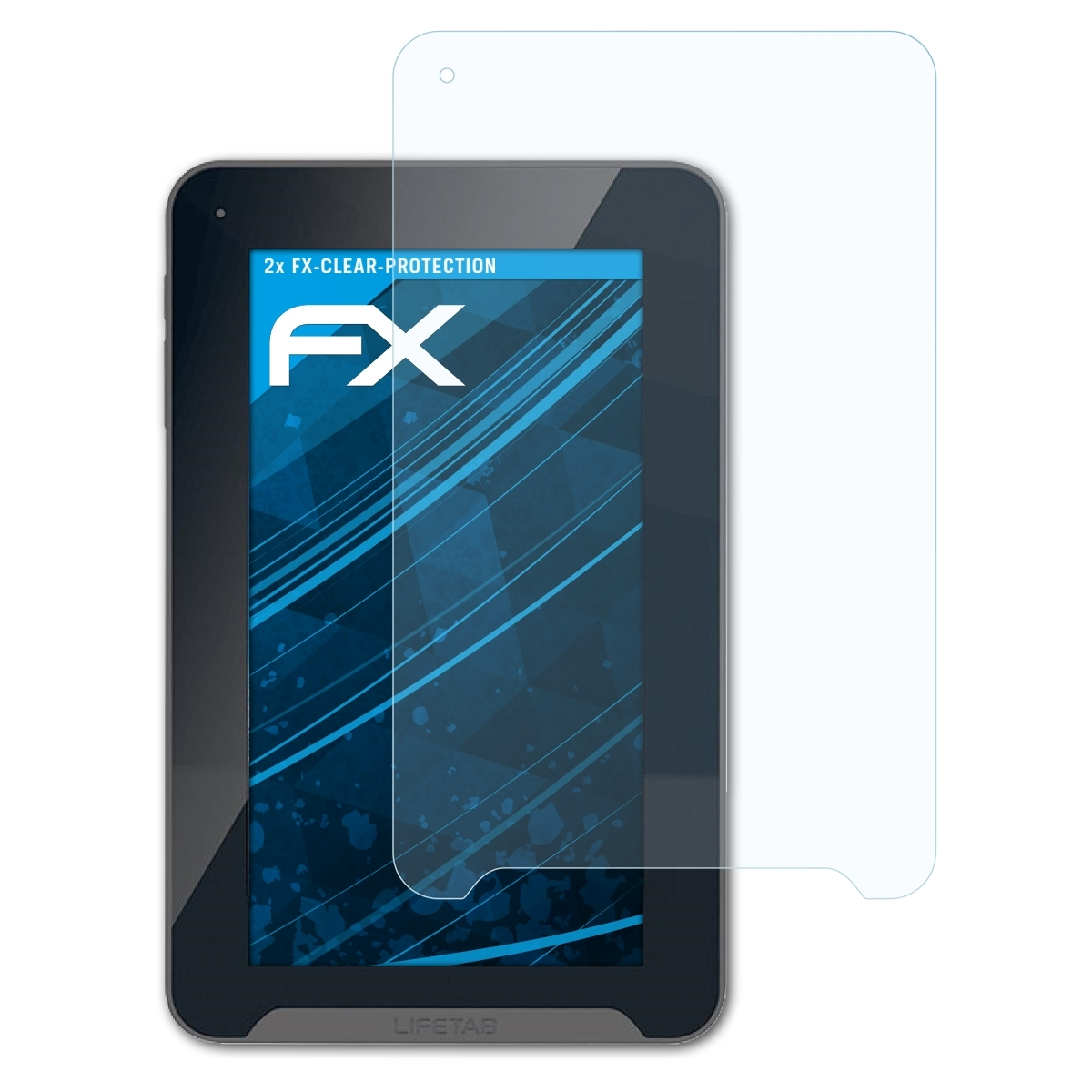 (MD98488)) LIFETAB Displayschutz(für E7312 FX-Clear Medion ATFOLIX 2x