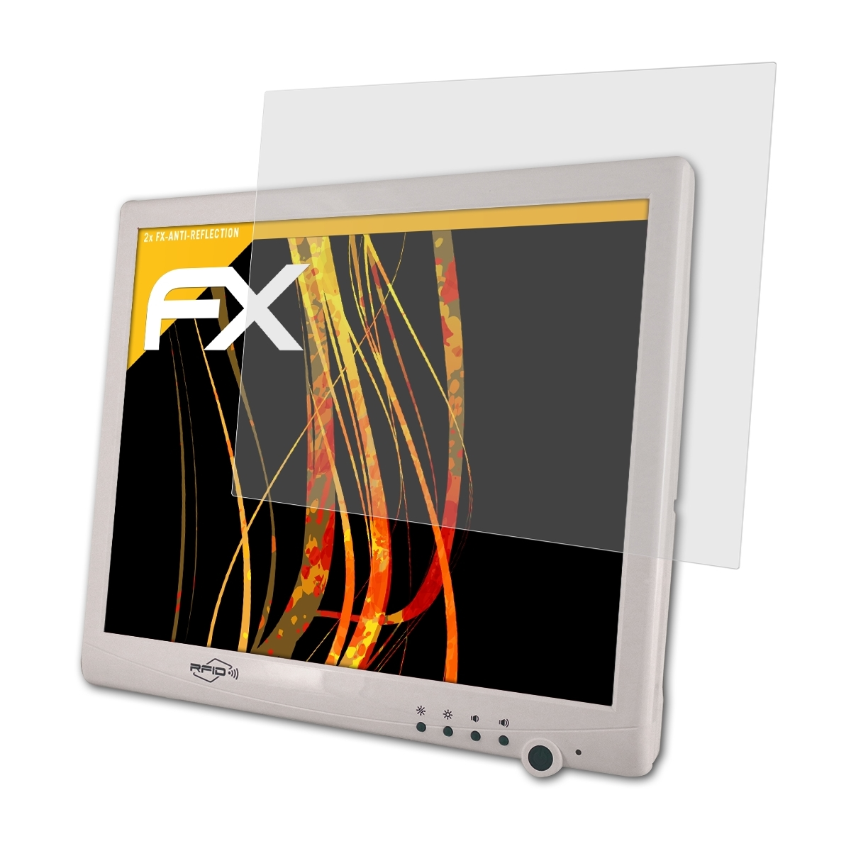 2x ATFOLIX FX-Antireflex (17 Healthcare Onyx Inch)) Displayschutz(für Venus-173