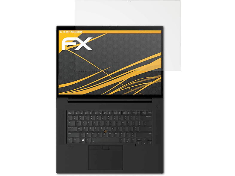 ATFOLIX 2x FX-Antireflex Displayschutz(für Lenovo (Gen ThinkPad 4)) P1