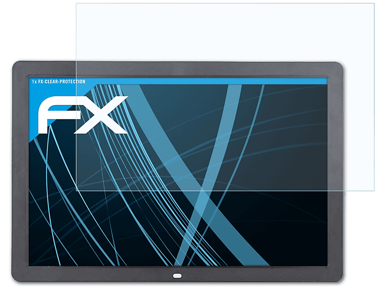 17 (1440x900)) Bilderrahmen Zoll Displayschutz(für FX-Clear ATFOLIX Andoer Digitaler