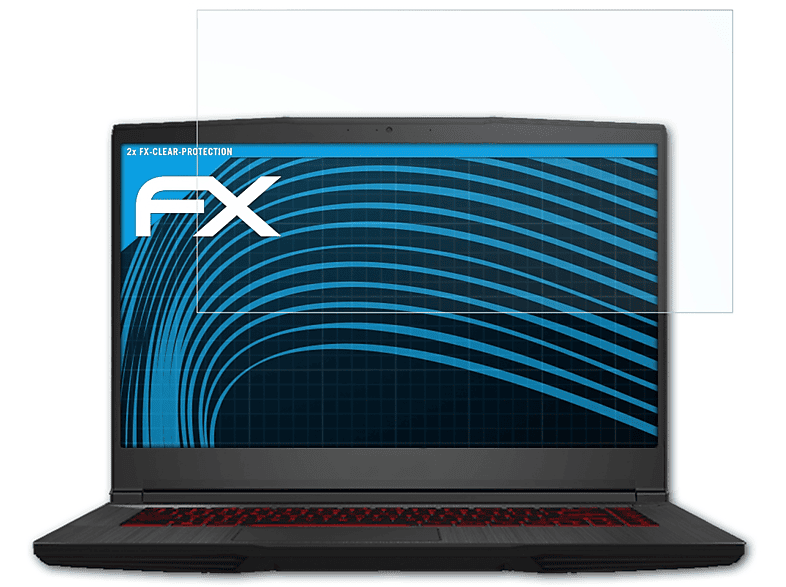 Thin) FX-Clear 2x ATFOLIX GF65 Displayschutz(für MSI