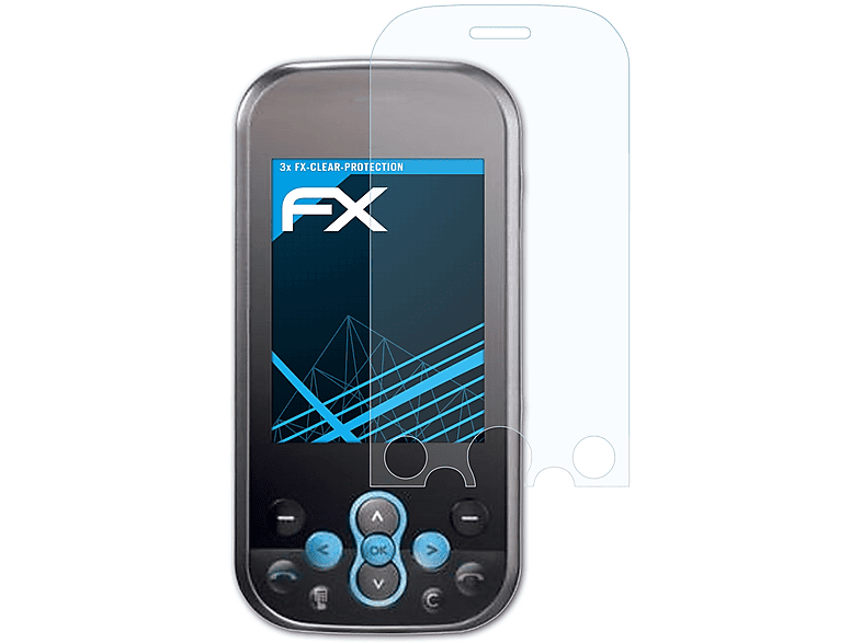 LG KS360) ATFOLIX 3x Displayschutz(für FX-Clear