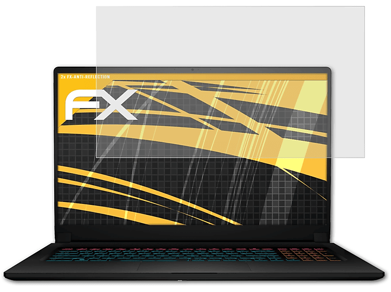 17M) Stealth FX-Antireflex MSI Displayschutz(für 2x ATFOLIX