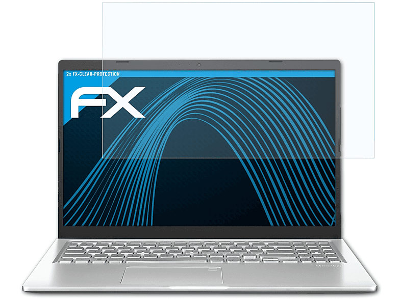 2x ATFOLIX FX-Clear Asus P1511) Displayschutz(für