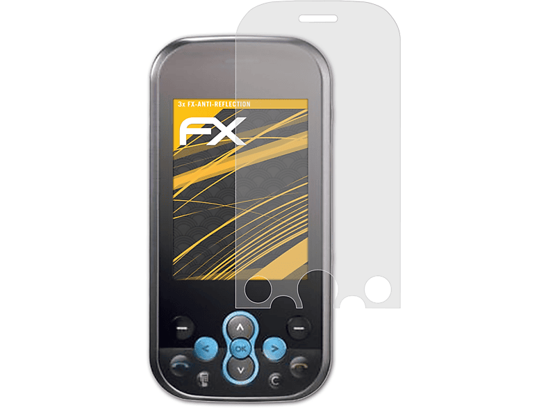 LG KS360) ATFOLIX FX-Antireflex 3x Displayschutz(für
