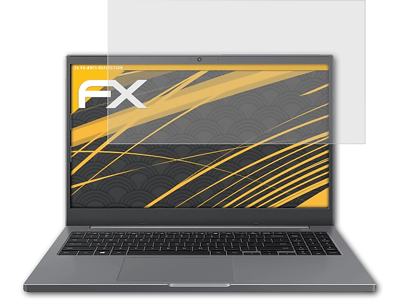 ATFOLIX 2x FX-Antireflex Displayschutz(für Samsung Notebook Plus2)