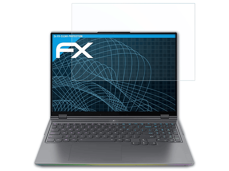 ATFOLIX 2x FX-Clear Displayschutz(für Lenovo (Gen 7i Legion 6))