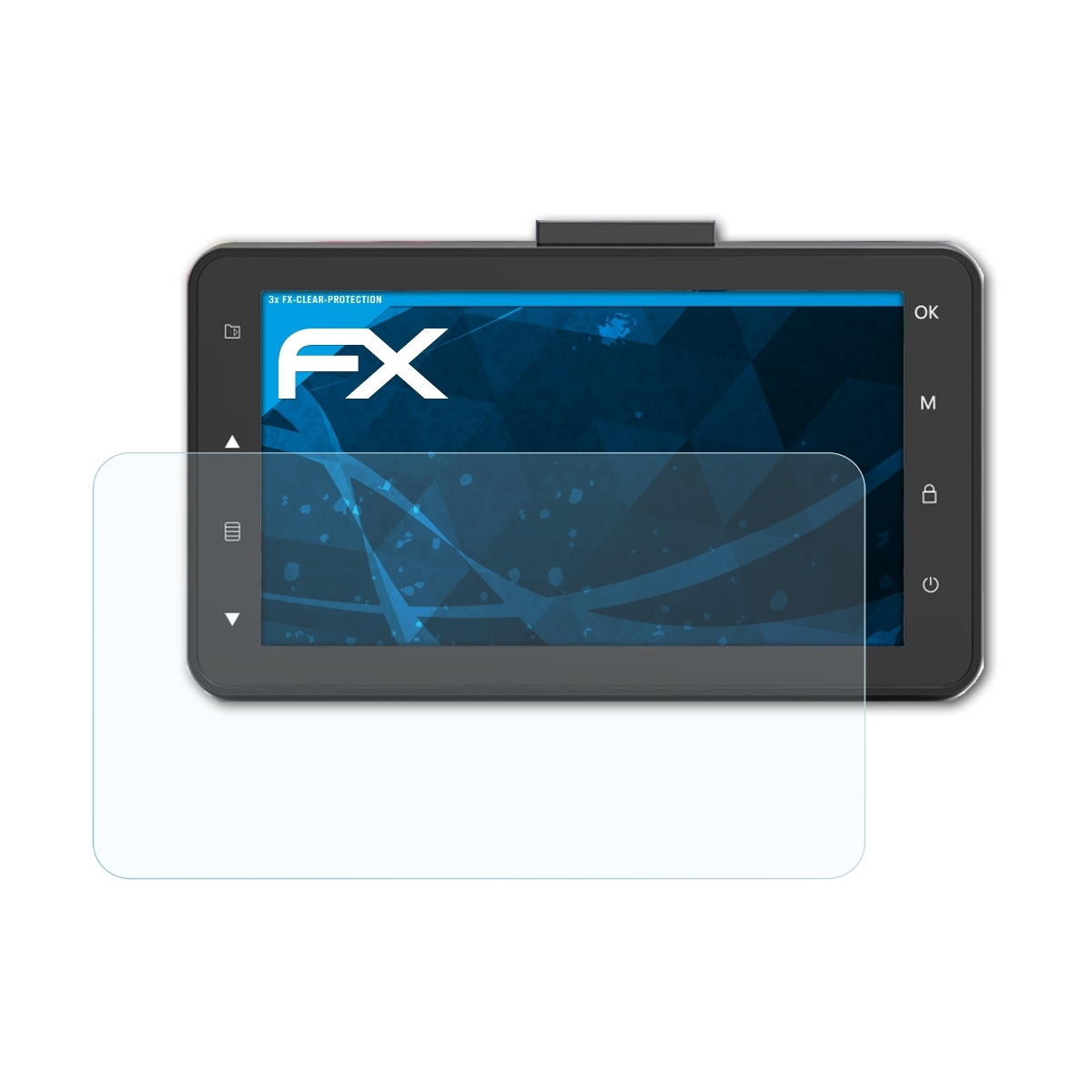 ATFOLIX 3x FX-Clear Displayschutz(für Apeman C450)