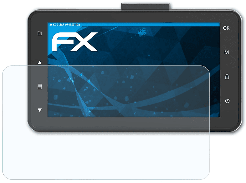 ATFOLIX 3x Displayschutz(für FX-Clear Apeman C450)