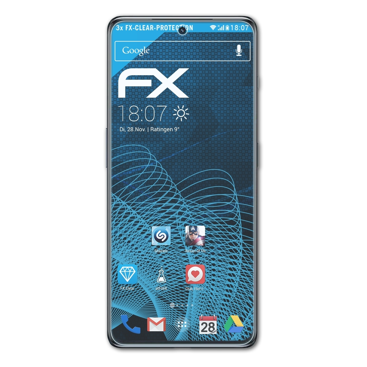 OnePlus 11R 3x ATFOLIX FX-Clear Displayschutz(für 5G)