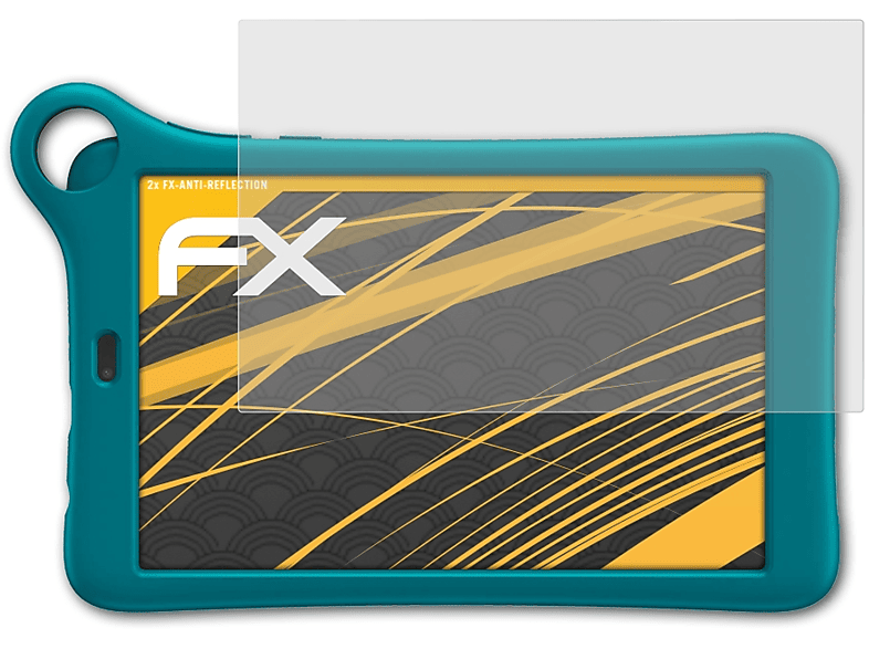 ATFOLIX 2x FX-Antireflex Displayschutz(für Alcatel Joy Tab 2) | Tabletschutzfolien